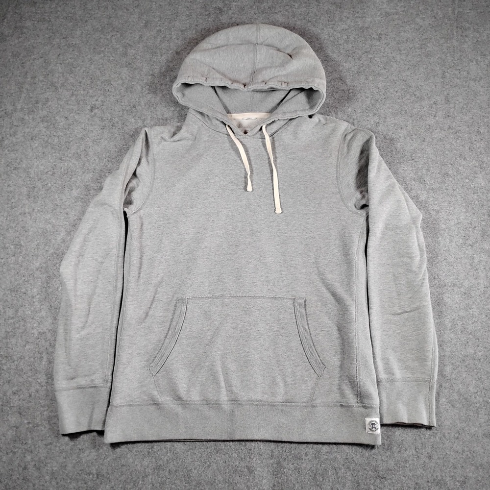 Reigning Champ Mens Heather Grey French Terry Pullover Hoodie Size M Canada